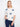 Short Sleeve Denim Hearts Sweater - Hearts