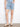 Blue denim shorts featuring a classic five-pocket design and floral embroidery for added style by Charlie B.