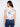 Charming floral printed top crafted from 100% cotton, designed with cap sleeves for ultimate comfort by Charlie B.