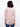 Back view of the floral blouse highlighting its seamless design and vibrant color palette by Charlie B.