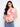 Vibrant floral tank top with an eye-catching twist detail at the front adds a playful touch by Charlie B.